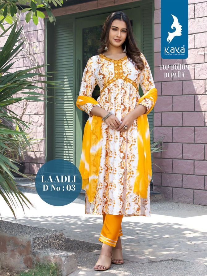 Laadli By Kaya Kurti Printed Suits Catalog